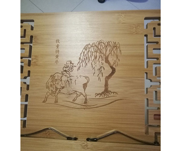 竹工藝品激光打標